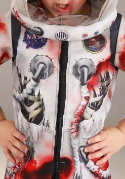 Zombie Astronaut Kid's Costume 12 Zombie Astronaut Kid's Costume -Halloween Costume Shop zombie astronaut costume alt 2