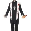 Smiffys Zombie Priest Costume For Adults -Halloween Costume Shop zombie priest costume