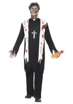 Smiffys Zombie Priest Costume For Adults